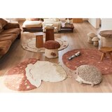 Lorena Canals Opečnato oranžna pralna/ročno tkana bombažna otroška preproga ø140 cm Round Dot Chestnut – | Shoptok.si