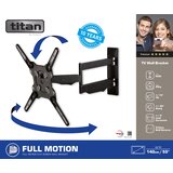 Vivanco nosilec za steno za TV, zasuk do 55", 40 kg/VESA 400x400, popolnoma gibljiv | Shoptok.si