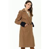 Dewberry Z6640 LADIES' COAT-CAMEL Cijene