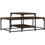 Stolić za kavu smeđa boja hrasta 102x60x45 cm konstruirano drvo | shoptok.hr