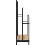 vidaXL Sušilnik za oblačila s polico artisan hrast 60 x 30 x 100.5 cm | Shoptok.si