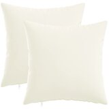 Jastuk s jastukom HEERLEN 2 kom. Bijela Tkanina - Bijela 50 x 50 cm 2 | shoptok.hr
