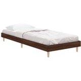  Posteljni okvir rjav hrast 75x190 cm inženirski les | Shoptok.si