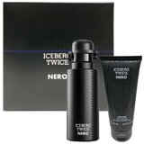 Iceberg Twice Nero darilni set toaletna voda 125 ml + gel za prhanje 100 ml za moške | Shoptok.si