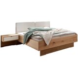 Venda POSTELJNA GARNITURA 180 cm x 200 cm , les, tekstil, leseni material barve šampanjca, hrast bianco Cene