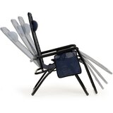  Ležaljka s dodacima tamno plava | shoptok.hr