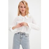 Trendyol White Baby Collar Pompom Detailed Regular Normal Fit Woven Shirt cijene