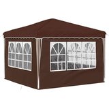  Rastezljivi šator za svadbe - šator za zabave Smeđa 288 x 288 x 245 cm | shoptok.hr