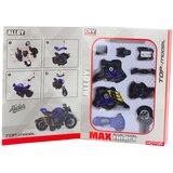  Igračka motocikl za sastavljanje vijaka metalna 1:14 DIY crno-plava | shoptok.hr