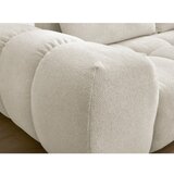 Bobochic Paris Bela sedežna garnitura iz šenilje 278 cm Everest – | Shoptok.si