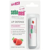 Seba Med Sensitive Skin Lip Defense zaščitni balzam za ustnice SPF 30 Strawberry 4.7 g Cene