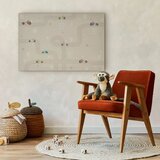  Slika - Race - Colorful Cars on a Road on a Beige Background with Inscriptions 30x20 Na talijanskom platnu | shoptok.hr