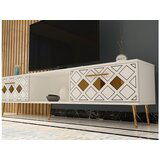 Hanah home tv polica dome white gold | ePonuda.com