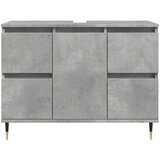  Kupaonski ormarić boja betona 80x33x60 cm od konstruiranog drva | shoptok.hr