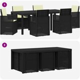  Vrtni set za objed s jastukom 7 pcs Antracit i krem PP | shoptok.hr