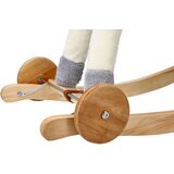 Zlatni jednorog konjić za ljuljanje s kotačima | shoptok.hr