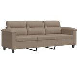  Trosjed smeđesivi 180 cm od mikrovlakana | Eponuda.com