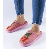 Gemre Dark Pink Soft Frenchfries Slippers | shoptok.hr