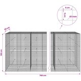  Gabion s 5 mm žicom i mrežom 5x5 cm 700x50x150 cm | shoptok.hr