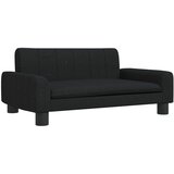 Maison Chic Otroški kavč - Otroški divan - Otroški sedež črn 70x45x30 cm blago, (21729701) | Shoptok.si