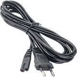 Akyga tok priključni kabel [1x ženski konektor za manjše naprave C7 - 1x evropski moški konektor] 3.00 m črna, (20414168) | Shoptok.si