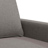  Dvosjed od tkanine smeđesivi 120 cm | shoptok.hr