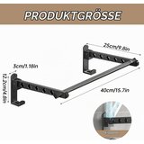 SRVAXZN 2x zložljiv stenski obešalnik s palico 40cm | Shoptok.si