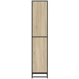 vidaXL Knjižna omara Sonoma Oak 40x35x170,5 cm Izoblikovan les | Shoptok.si