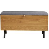 House Nordic Skrinja v hrastovem dekorju v naravni barvi 92x48x33 cm Barco – Cene