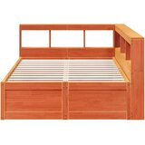  Krevet s regalom za knjige bez madraca 140 x 190 cm od borovine | shoptok.hr