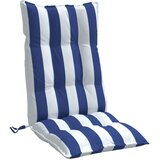  Blazine za stole 4 kosi modro bele črte oxford tkanina, (21081283) | Shoptok.si