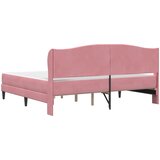  Krevetna konstrukcija Ružičasta 180 x 200 cm Baršun | Eponuda.com