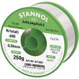 Stannol Žica za mehko spajkanje kristal 600 v zlitini Flowtin TSC305 z 2\,5 % vsebnostjo fluksa s premerom 0\,5 mm na 250 g kolutu Kristall 600 Fairtin spajkalna žica\, neosvinčena n, (20428480) Cene