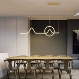 Toolight LED viseća lampa LHJ022-CP 120 cm ZLATNA | shoptok.hr