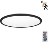  LED kupatilsko svetlo sa senzorom NIVERA LED/24W/230V IP54 prečnik 30 cm crno + daljinski upravljač | Eponuda.com