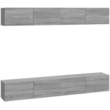  Zidni TV ormarići 4 kom boja sivog hrasta sonome 100x30x30 cm | Eponuda.ba