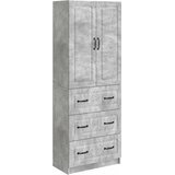 vidaXL Set ormara 2 kom. 66 x 34 5 x 87 cm Konstruirano drvo - Beton siva Cijene