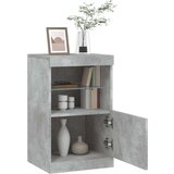  Komoda s LED svjetlima siva boja betona 41x37x67 cm | shoptok.hr