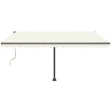  Prostostoječa avtomatska tenda 400x350 cm krem, (20728571) | Shoptok.si