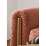 ELTAP Sklopiva/s prostorom za odlaganje sofa od bouclé tkanine boja terakote 244 cm Arcadova – | shoptok.hr