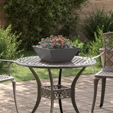 vidaXL Metalna sadilica Crna Metal 40 x 40 x 15 cm Sadilice | shoptok.hr
