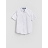 Reserved Pamučna košulja - bijela | shoptok.hr