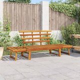 vidaXL vrtna klop 2 v 1 190 cm trden akacijev les | Shoptok.si