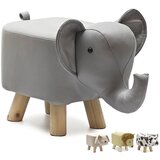 Gusto Casa Otroški stolček, tabure Živali 47x27xh30cm / več motivov / les, umetno usnje, (5000199510) | Shoptok.si