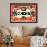 Wallity uramljena slika cinema 4, 40x55 cm | ePonuda.com