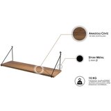 Kalune Design Polica v orehovem dekorju v naravni barvi 72 cm Armoni – | Shoptok.si