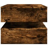  Stolić za kavu s LED svjetlima boja hrasta 90 x 50 x 40 cm | shoptok.hr