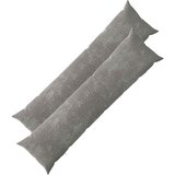 Presvlaka za jastuk 2 kom. HEERLEN Tamnosiva 40 x 145 cm | shoptok.hr