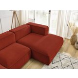 Bobochic Paris Opečnato oranžna kotna sedežna garnitura iz tkanine bouclé (desni kot) Zephyr – | Shoptok.si