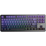 Aula Gasket F87 Pro Keyboard Black Purple GrayWoodV4 RGB | shoptok.hr